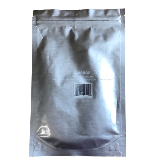 Milk Makeup 3” Round Compact Patterned Travel Mirror Bonus Sticker Pack - Picture 3 of 4